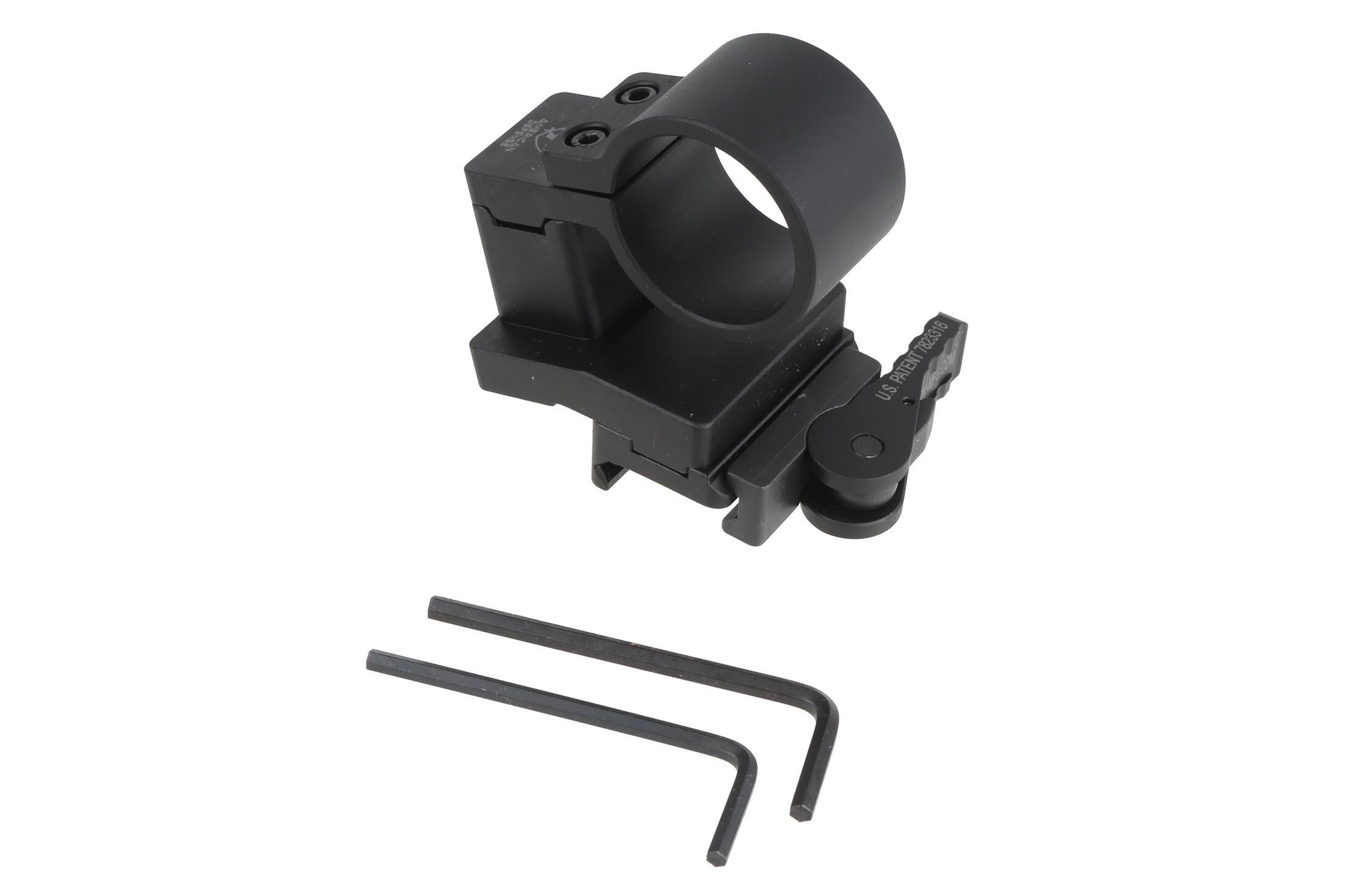 American Defense Magnifier Mount 30mm QD Swing Off Lower 1/3 ADSM01